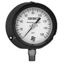 Picture of Trerice 450LFB4502LA60 - 4.5" 450 Series Process Gauge, 1/4" NPT Lower Mount, 60 psi