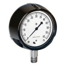 Picture of Ametek/US Gauge 132784 - 4.5" 1929 SOLFRUNT Series Process Gauge, 1/2" NPT Lower Mount, 30" H2O