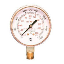 Picture of Ametek/US Gauge 143403A - 2.0" 600 Series Specialty Gauge, 1/4" NPT Lower Mount, 4000 psi