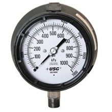 Picture of Ametek/US Gauge 170060K - 4.5" 1986 SOLFRUNT Series Process Gauge, 1/2" NPT Lower Mount, 30" Hg