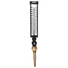 Picture of Winters Instruments TIM102A - TIM Adjustable Angle Industrial Thermometer - 9.0" Scale, 3.5" Stem, 0 to 120 °F, Dual Scale