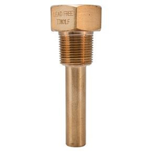 Picture of Winters Instruments TIW07 Thermowell - 3/4" NPT Thread, 6.0" Stem, Brass Body