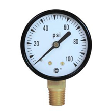 Picture of Ametek/US Gauge 166318NL - 1.5" 500 Series Low-Lead General Purpose Gauge, 1/8" NPT Lower Mount, 100 psi