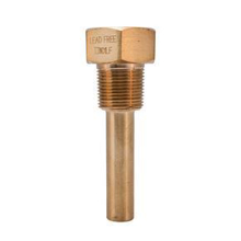 Picture of Winters Instruments TAS62 Thermowell - 1/2" NPT Thread, 2.5" Stem, Brass Body