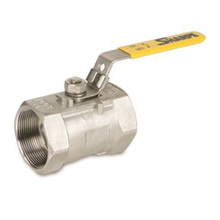 Picture of Sharpe SV58876003 316 Stainless Steel, 1-Piece Ball Valve - 3/8" NPT Threaded, PTFE Seat