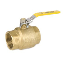 Picture of Sharpe SV1011TTE002 Brass, 2-Piece Ball Valve - 1/4" NPT Threaded, PTFE Seat