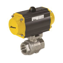 Picture of Sharpe SV1246MTE002 Carbon Steel, 2-Piece Ball Valve - 1/4" NPT Threaded, TFM Seat