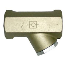 Picture of Ross 1968A6117 Pneumatic Check Valve, 1.0" NPT x 1.0" Threaded Port, Offset Inline Mounting, High Capacity, Standard Profile, 8.3 Cv, 3/4" Body