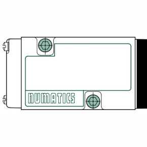 Picture of Numatics 122-936 Nameplate for 075 Direct Solenoid Pilot Valve