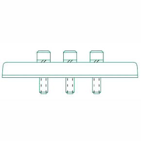 Picture of Numatics 229-620 Blank, Station Plate Kit for Mark 15/PA 15 Direct Solenoid/Air Pilot Valve