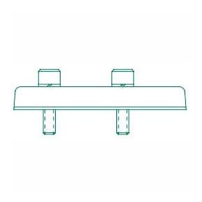 Picture of Numatics 229-686 Blank, Station Plate Kit for Mark 8 Direct Solenoid Actuated Valve