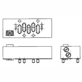 Picture of Numatics 239-634 0.93", Speed Control Kit for ISO 5599/2/ISO 1 Direct Solenoid/Solenoid Pilot Actuated Valve