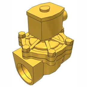 Picture of ASCO EF8210G056AC120/60D - 1-1/X 1-1/ 2NC BRASS 16.1/F W