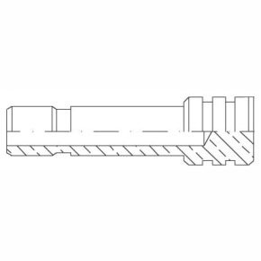 Picture of Numatics IN118-102-000 1/2", Tube, 265 PSI, Nickel-Plated, Brass, Pneumatic Plug