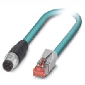 Picture of Numatics QA0405MK0VA04000 5 M, 4 Pin, Male, M12 Straight, 4 Pin, Communication Cable