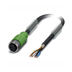 Picture of Numatics TC0403MME0000000 3 M L, 22 AWG, Euro, Shielded, Micro, 4-Pole, Female, 90D, Pressure Control Cable