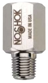 Picture of Noshok 5125-A 1/4" MPT, 1.6" L, 15000 PSI, 316 Stainless Steel, Sintered, A Disc, Pressure Gauge Snubber