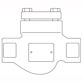 Picture of Spirax Saarco 0292295 1", Socket Weld, 493 PSIG, Stainless Steel, Horizontal, Lift Check Valve